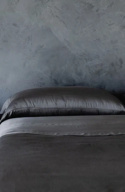 Cozy Earth Wrinkle Resistant Duvet Cover In Charcoal