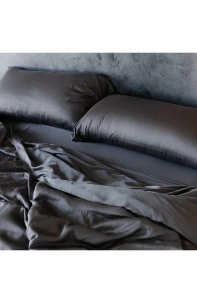 Cozy Earth Wrinkle Resistant Duvet Cover In Charcoal