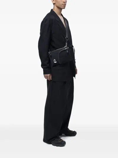 不对称拉链斜挎包