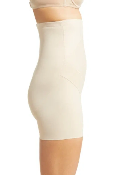 Miraclesuit ® Tummy Tuck High Waist Boy Shorts Shaper In Warm Beige