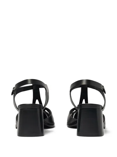 Scarosso 55mm Giulia Block-heel Strappy Sandals In Black