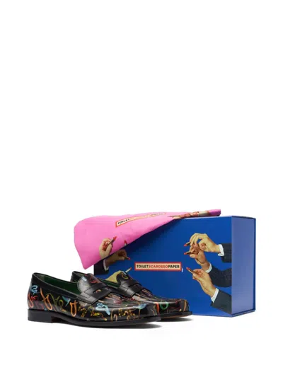 Scarosso Round Toe Casual Shoes In Black