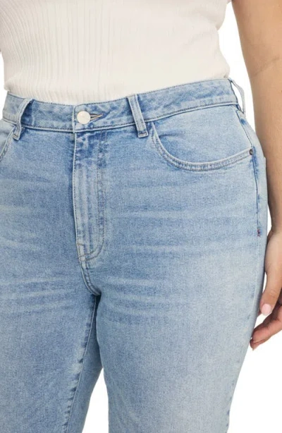 Warp & Weft Warp+weft Ase High Waist Straight Leg Jeans In Outta Sight