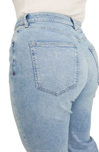 Warp & Weft Warp+weft Ase High Waist Straight Leg Jeans In Outta Sight