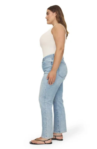 Warp & Weft Warp+weft Ase High Waist Straight Leg Jeans In Outta Sight