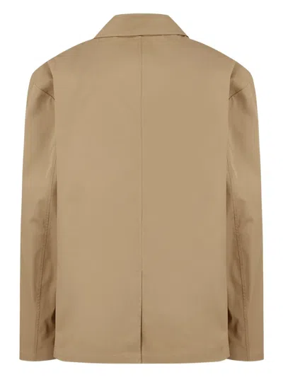 Studio Tomboy Structured Blazer In Brown