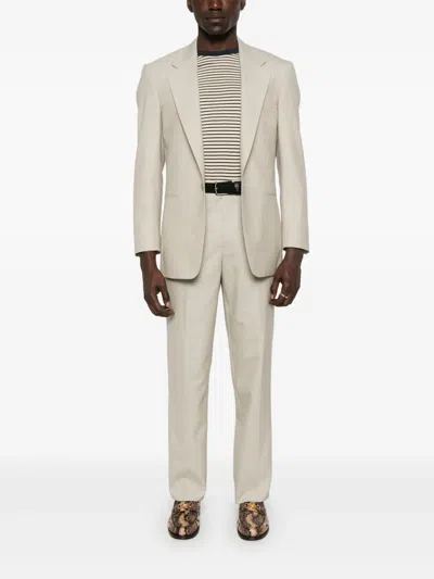 Carter Young Striped T-shirt In Neutrals