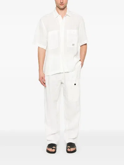 C.p. Company C.p.company Short Sleeve Shirt In Neutrals