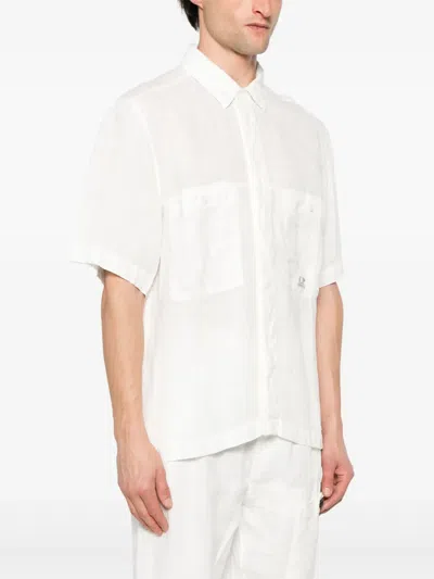 C.p. Company C.p.company Short Sleeve Shirt In Neutrals