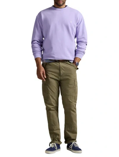 Polo Ralph Lauren Big & Tall Loopback Fleece Sweatshirt In Sky Lavender