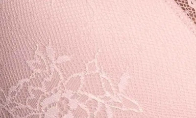 Natori Love Lace Full Cover Bra In Pink Pearl/warm White