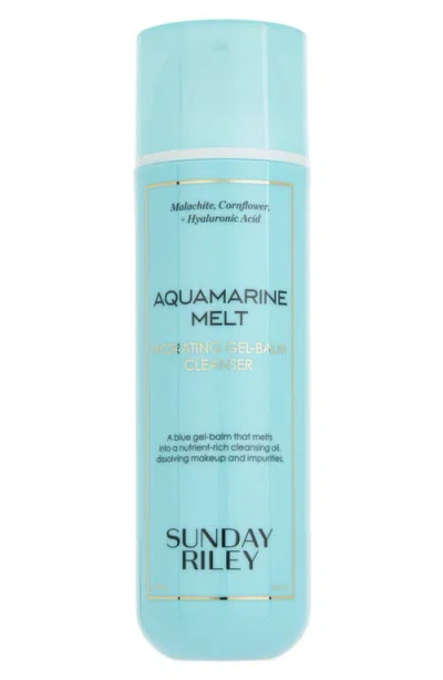 Sunday Riley Aquamarine Melt Cleansing Gel Balm In Transparent