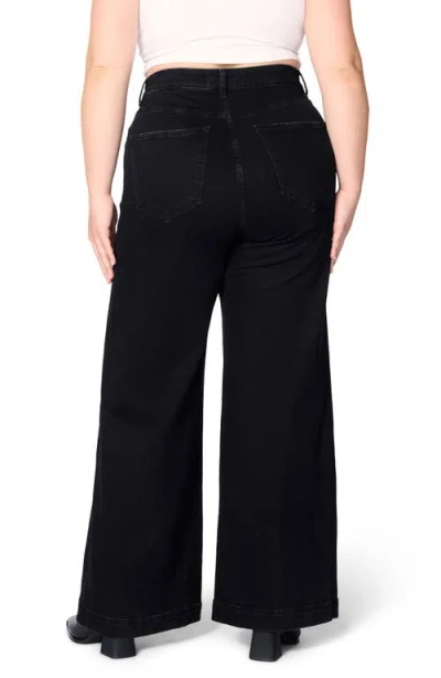 Warp & Weft Nce Plus Wide Leg Jean In Inkwell