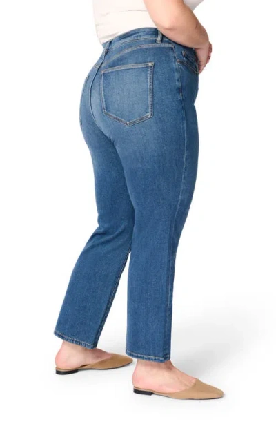 Warp & Weft Ase Plus Stretch High Rise Straight Jean In Takeoff