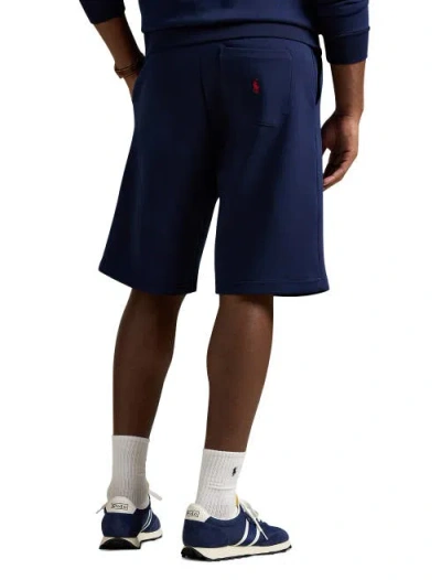 Polo Ralph Lauren Big & Tall Logo Double-knit Shorts In Cruise Navy