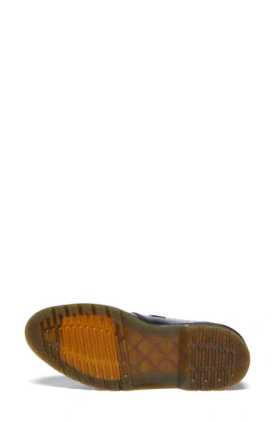 Dr. Martens Elphie Glossy Wine Red Leather Mary Janes Women In Brown