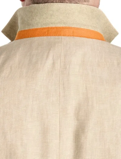 Tallia Big & Tall Linen Suit Jacket In Tan