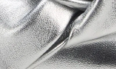 Yosi Samra Violet Half D'orsay Pointed Toe Slingback Flat In Silver