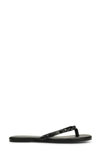 Yosi Samra Rivington Stud Flip Flop In Black