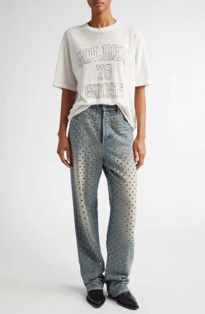 Golden Goose Kim Jeans In Blue