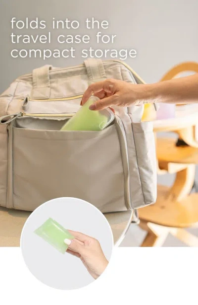 Olababy 2-pack Silicone Bibs In Lemon/coral