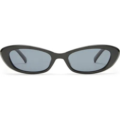 Le Specs The Whisperer In Black/smoke Mono Pol