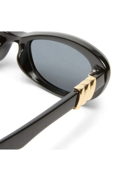 Le Specs The Whisperer In Black/smoke Mono Pol