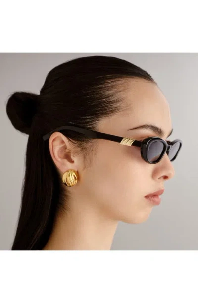 Le Specs The Whisperer In Black/smoke Mono Pol