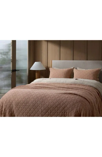 Parachute Desert Cotton Jacquard Coverlet In Adobe
