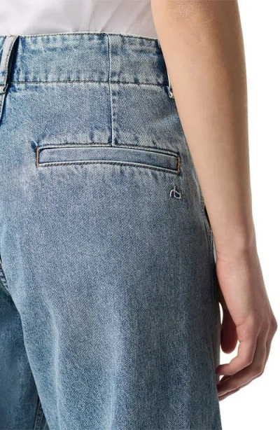 Rag & Bone Jamie High-rise Tailored Culotte Short In Pacific In Pacific