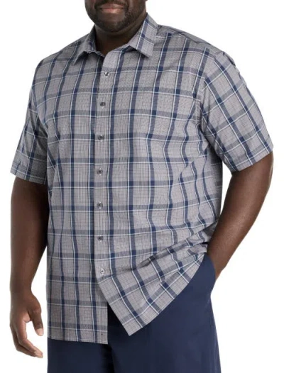 Synrgy By Dxl Big & Tall Large Plaid Sport Shirt In Multi