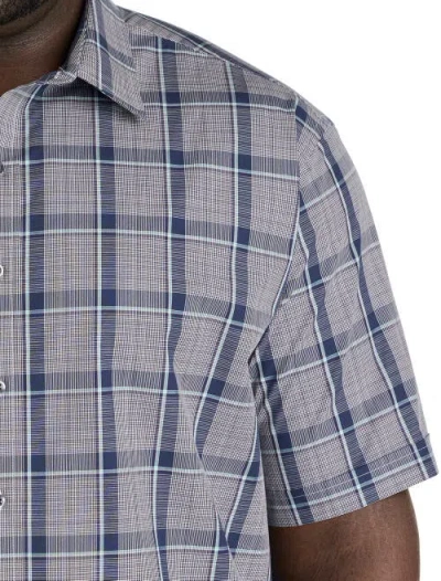 Synrgy By Dxl Big & Tall Large Plaid Sport Shirt In Multi