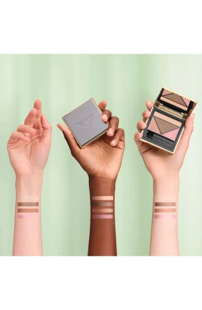 Prada Dimensions Multi-effect Refillable Eyeshadow Palette In 07 Peony