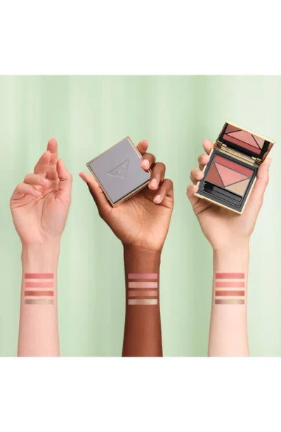 Prada Dimensions Multi-effect Refillable Eyeshadow Palette In 08 Pansy