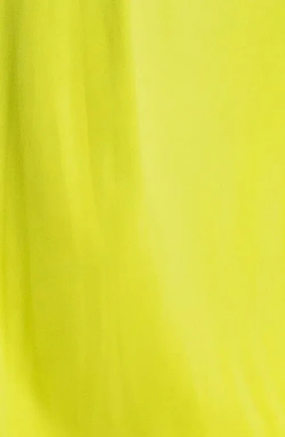 Pietro Brunelli Maternity Maternity Sleeveless Side-ruched Blossom Maxi Split Dress In Lime