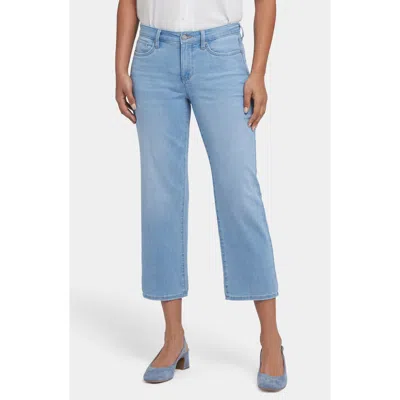Nydj Piper Crop Relaxed Straight Leg Jeans In Canary Beach