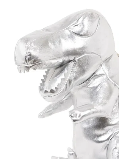 Miharayasuhiro T-rex Shoulder Bag In Silver