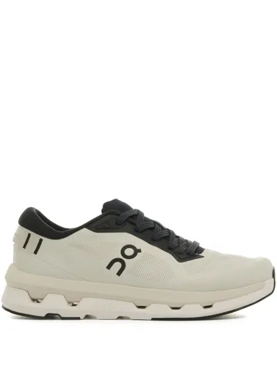 On Cloudze Stretch Recycled-knit Sneakers In White