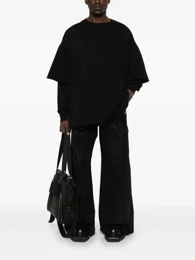 Rick Owens Drkshdw Jumbo Bela Double Cargo In Black