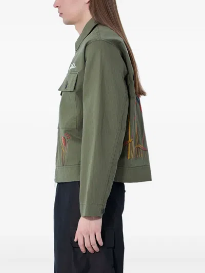 Human Made Long Sleeve Casual Jacket In Green