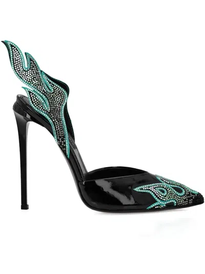 火焰细节高跟鞋（12厘米）