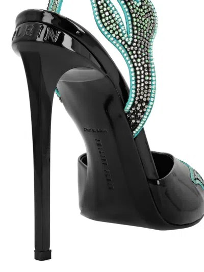 火焰细节高跟鞋（12厘米）