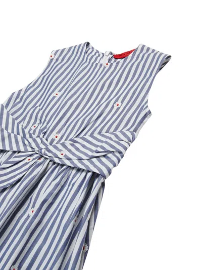 Max&amp;co. Striped Poplin Disco Dress In Multicolour