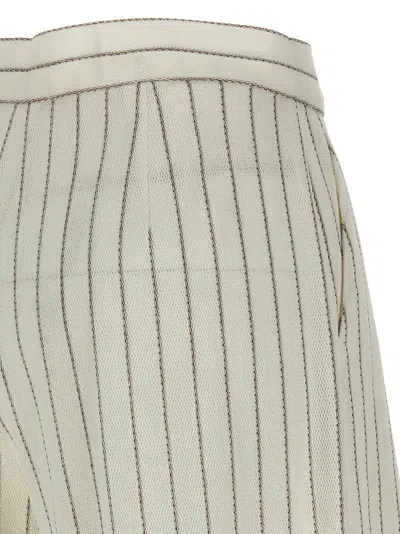 Max Mara Clarion Trousers In White