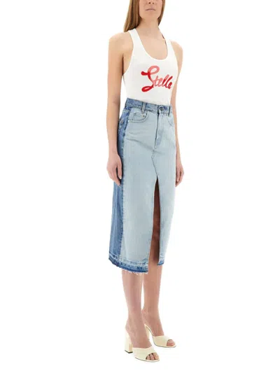 Stella Mccartney Tops With Logo In White