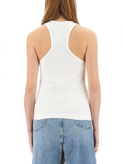 Stella Mccartney Tops With Logo In White