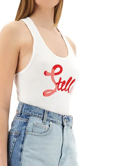 Stella Mccartney Tops With Logo In White