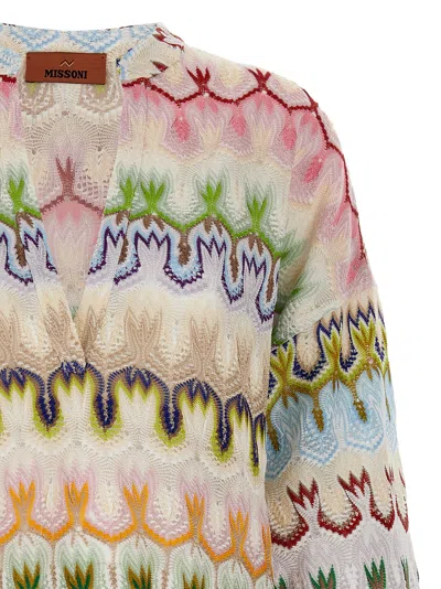 Missoni Geometric Pattern Blouse In Multicolor In Qs Multi Pink