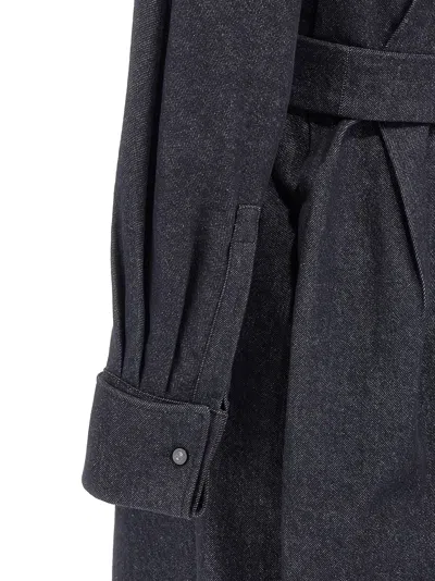 Max Mara Maxmara Women Aller - Denim-effect Chemise Dress In Midnight Blu