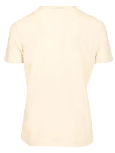 Tom Ford Crew Neck Plain Pattern Short Sleeves T-shirt In White